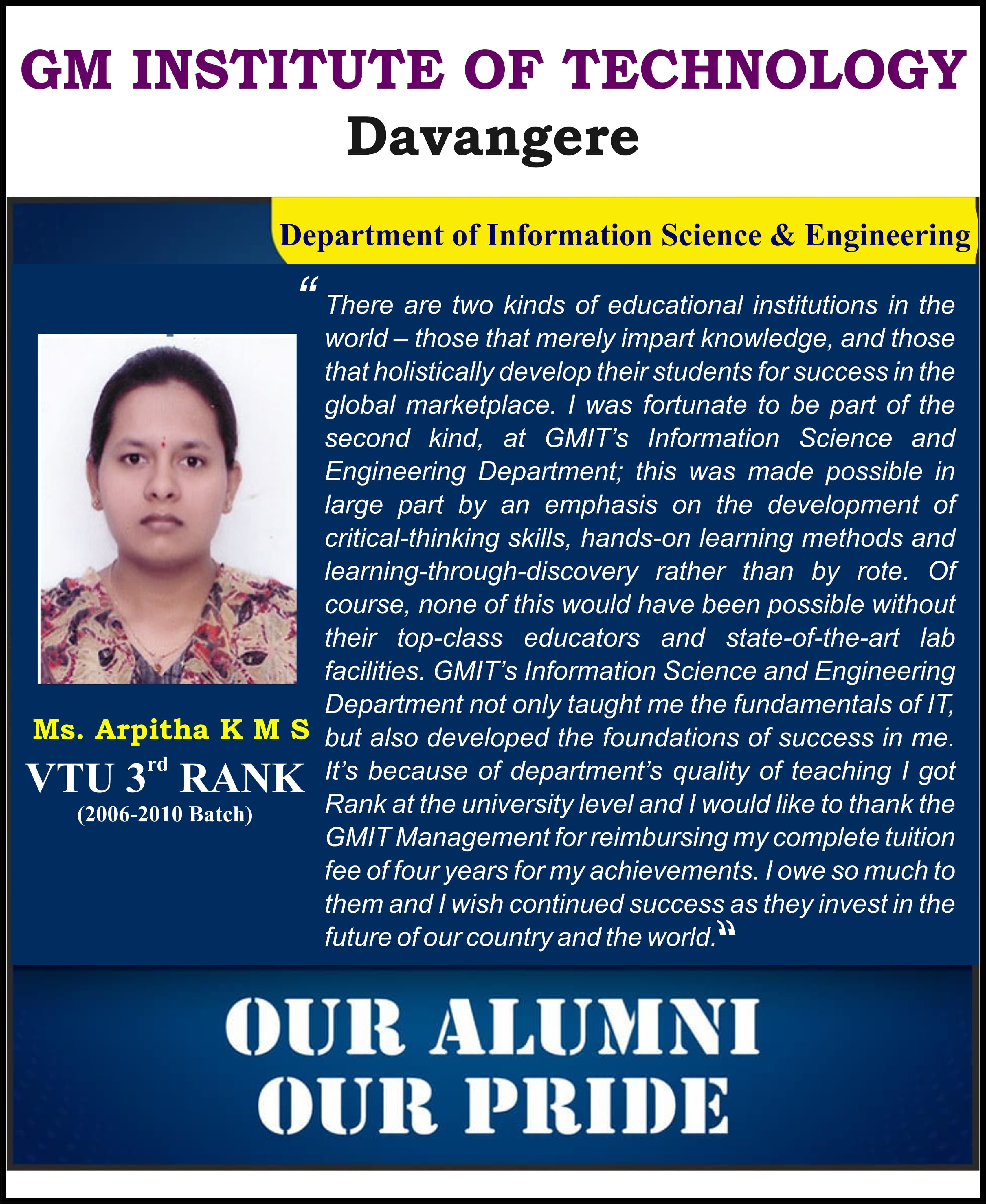 Alumni testimonial 4