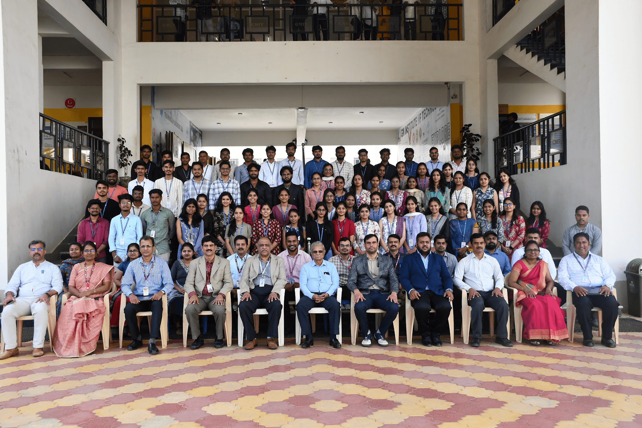 Placement achievers of the Department of Information Science and Engineering, 2025-26, with faculty members
